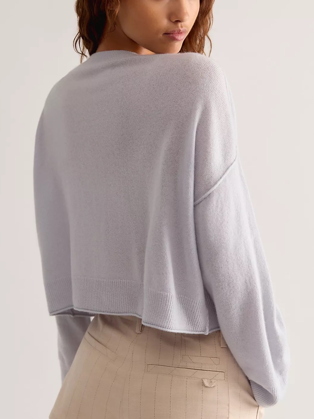 LIKE NEW Free People Women’s Ottilie Cashmere Cardi Sweater - Picture 2 of 6